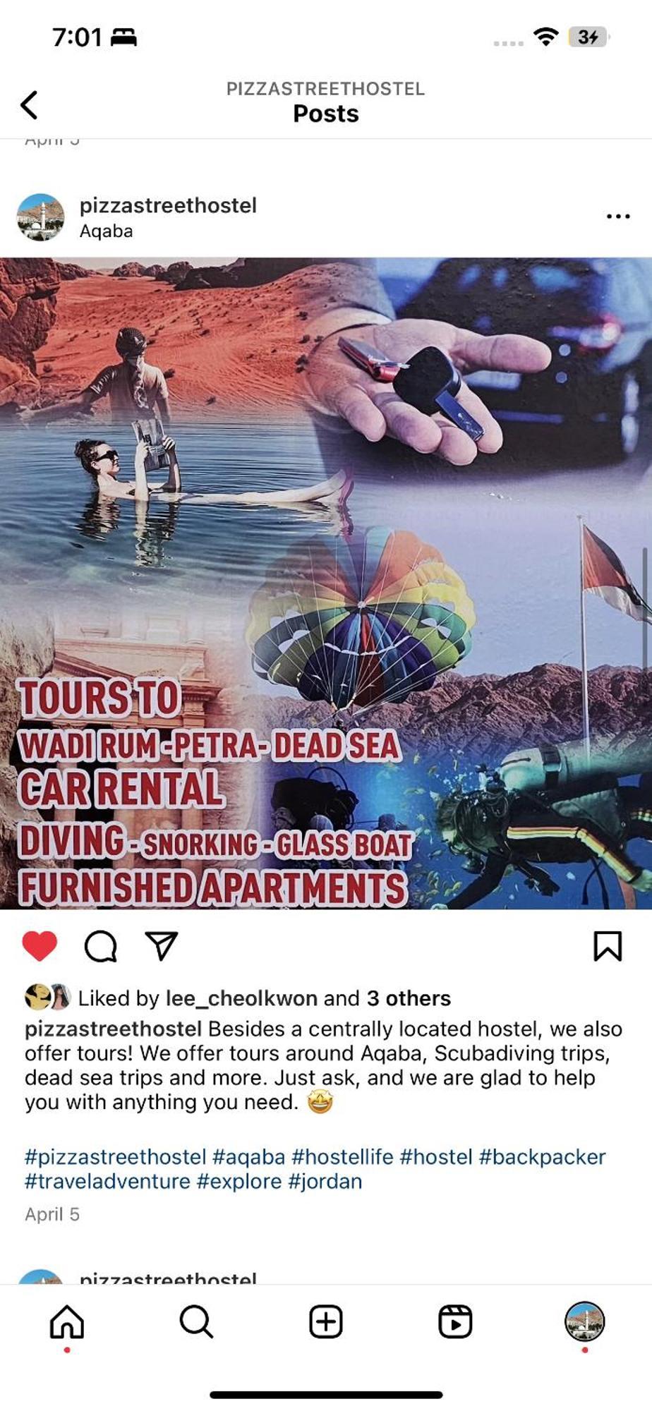 עקבה Pizza Street Hostel מראה חיצוני תמונה
